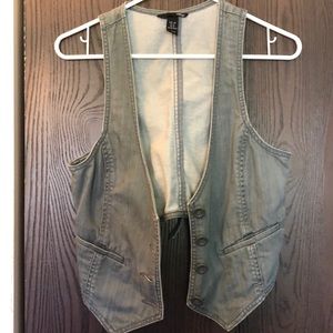 DONATED H&M gray jean vest